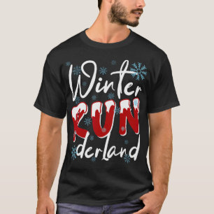 T-shirt Christmas 5K Winter Run Derland Holiday Team Runni