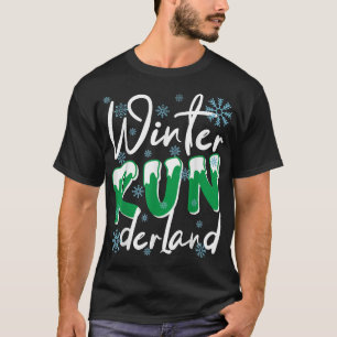 T-shirt Christmas 5K Winter Run Derland Holiday Team Runni