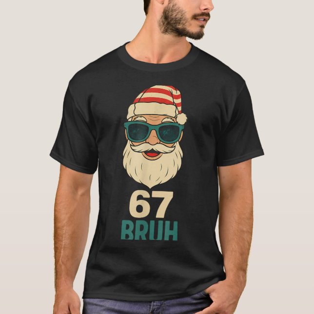 T-shirt Christmas 67 Meme Design Funny Six Seven Hands 6 7 (Devant)