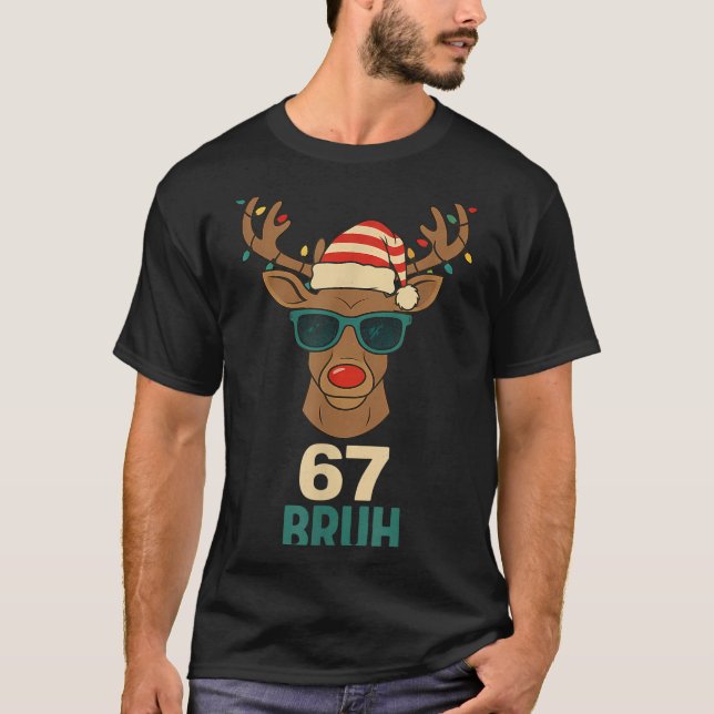 T-shirt Christmas 67 Meme Design Funny Six Seven Hands 6 7 (Devant)