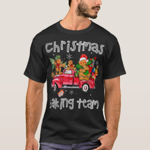 T-shirt Christmas Baking Team Gingerbread Cookie
