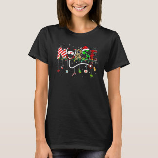 T-shirt Christmas Boo Boo Crew Reindeer Nurse Buffalo Plai