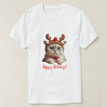 Christmas Cat Reindeer