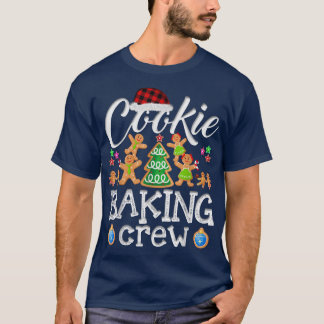 T-shirt Christmas Cookie Baking Crew Pajama Gingerbread Ch