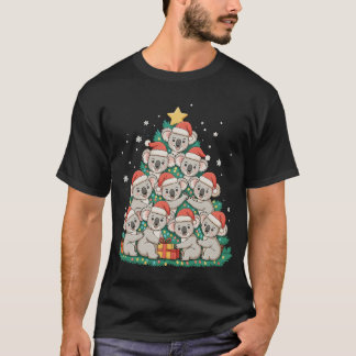 T-shirt Christmas Cute Koala Tree Funny Xmas Holiday