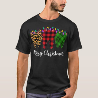 T-shirt Christmas Dentist Dentist Dental Assistant Dents L