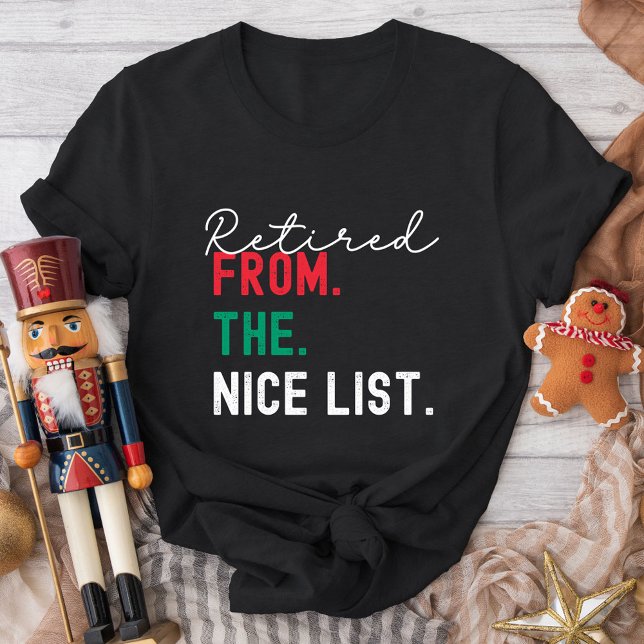T-shirt Christmas Family Matching Funny Naughty List Gen Z (Créateur téléchargé)