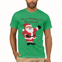 Christmas Fat Man Père Noël Office Humor Funny Pla
