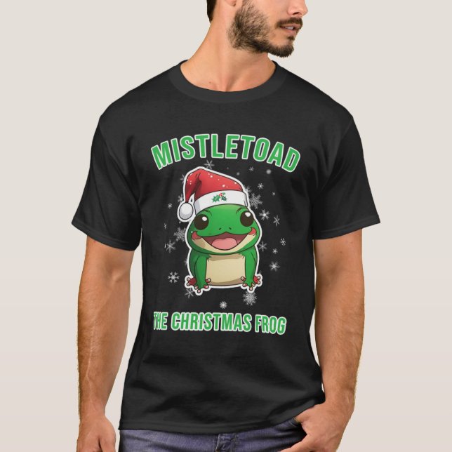 T-shirt Christmas Frog MistleToad The Christmas Frog (Devant)