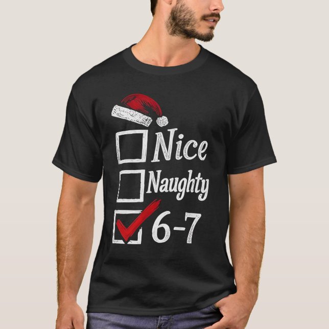 T-shirt Christmas Funny 67 Number  (Devant)