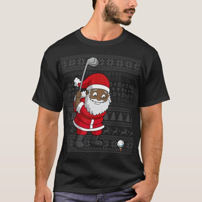 T-shirt Christmas Golf funnygolfcadeau (Devant)