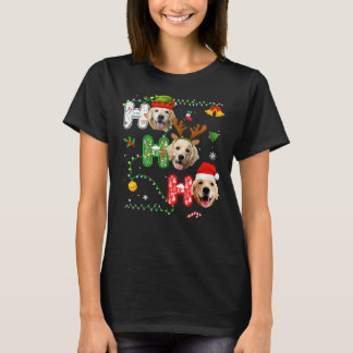 T-shirt Christmas Ho Ho Ho Golden Retriever 351