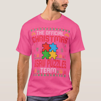 T-shirt Christmas Jigsaw Puzzles Team - Jigsaw Puzzles Lov