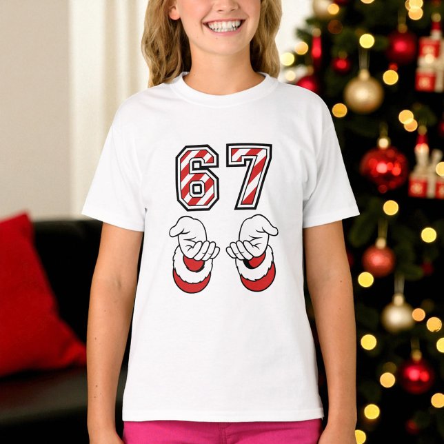 T-shirt Christmas Meme Six Seven 67 6 7 Holiday (Créateur téléchargé)