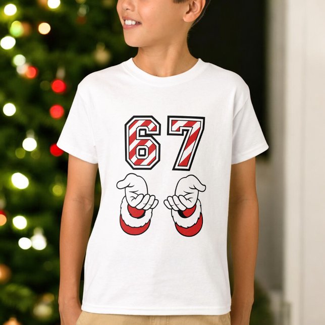 T-shirt Christmas Meme Six Seven 67 6 7 Holiday (Créateur téléchargé)