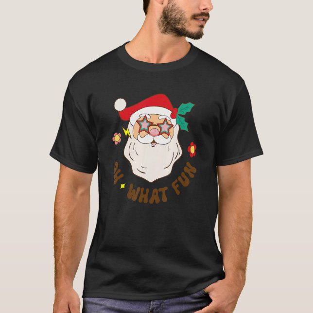 T-shirt Christmas Oh What Fun Christmas Tree Xmas Pajama P (Devant)