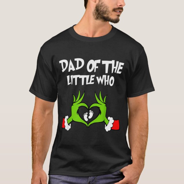T-shirt Christmas Pregnancy Announcement Funny Dad Of The  (Devant)
