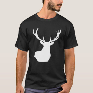 T-shirt Christmas Reindeer Hunter Deer Meat Hunting Reinde