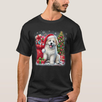 T-shirt Christmas Santa Great Pyrenees Lovers