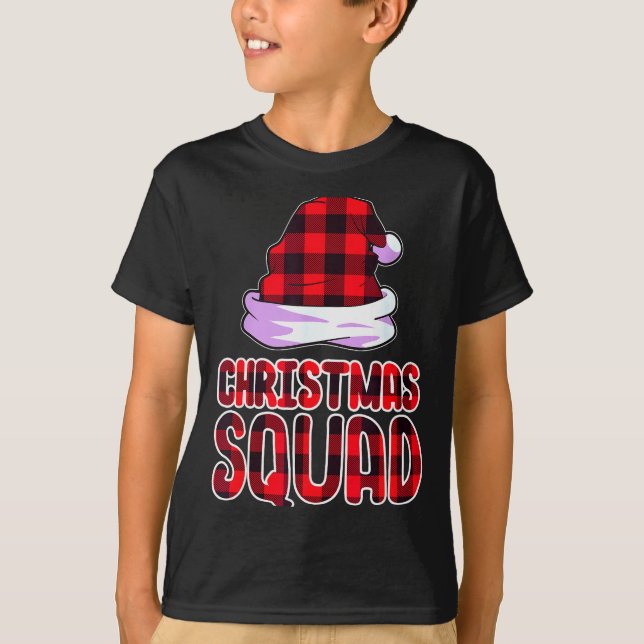 T-shirt Christmas Squad Family Group Matching Christmas Pa (Devant)