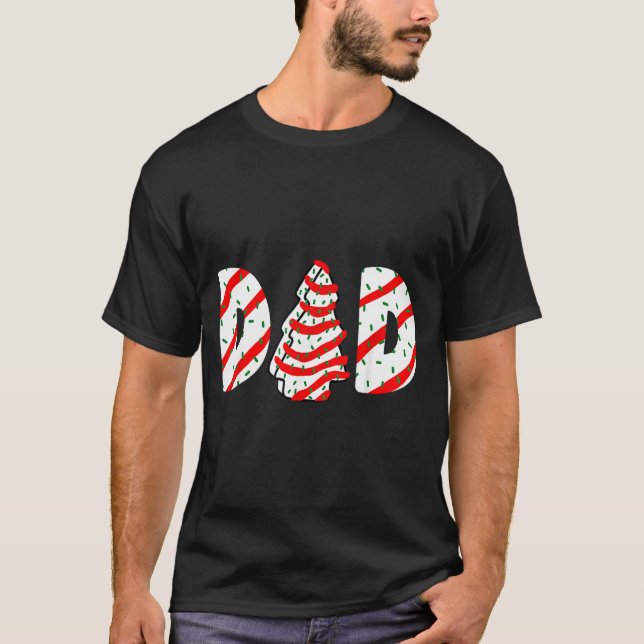 T-shirt Christmas Tree Cake Matching Family Party Pajama D (Devant)