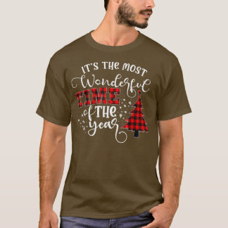 T-shirt Christmas Trees It's The Most Wonderful Time Of Th