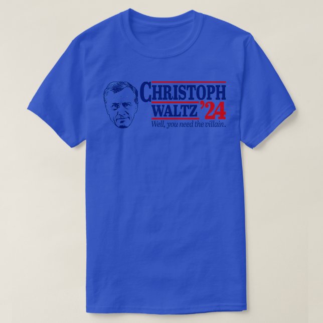 T-shirt Christoph Waltz (Design devant)