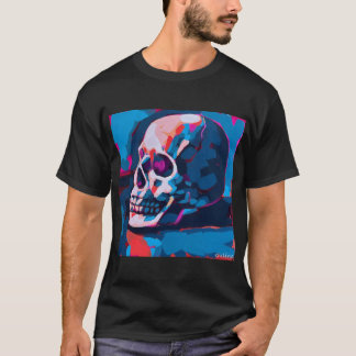 T-shirt Chromatic Skull Painting
