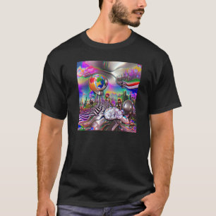 T-shirt Chrome Psychedelic Dreamworld Original Gen numériq