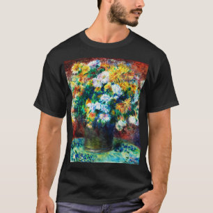 T-shirt Chrysanthèmes vintages par Pierre-Auguste Renoir