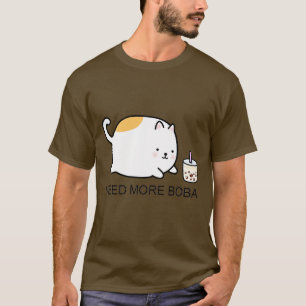 T-shirt Chubby Boba Chat A Besoin De Plus De Boba