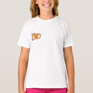 T-shirt Chubby Ginger Tabby et Loaf of Bread Kids