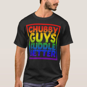T-shirt Chubby Les Gars Cuddle Meilleur Ours Gay 