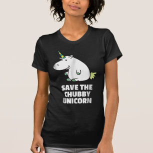 T-shirt Chubby Unicorn Cute Hippo Don Pour Tante
