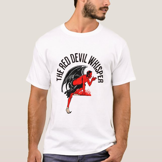 T-shirt chuchoter le diable rouge (Devant)