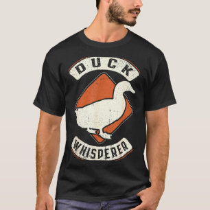 T-shirt Chuchoteur de Canard Vintage Clic Rétro Amour des