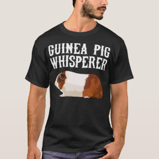 T-shirt Chuchoteur de cochon d'Inde Amateur d'animaux de f