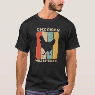T-shirt Chuchoteur de poulet Vintage Sunset Mignon Chic po