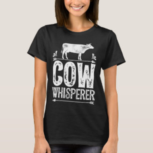 T-shirt Chuchoteur de vaches Ferme de vaches Volailles Agr