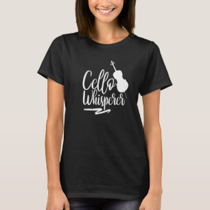 T-shirt Chuchoteur de violoncelle Instrument Musicien Joue