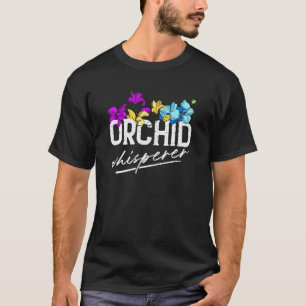 T-shirt Chuchoteur d'orchidées Jardinier botanique Botanis