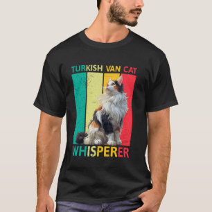 T-shirt CHUCHOTEUR TURC VAN Papa Chat Drôle Vintage