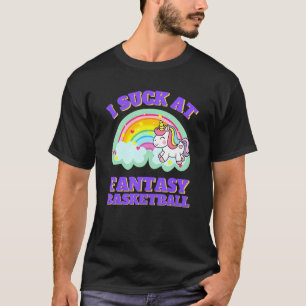 T-shirt Chuck À L'Imaginaire Basketball Unicorn Rainbow Lo