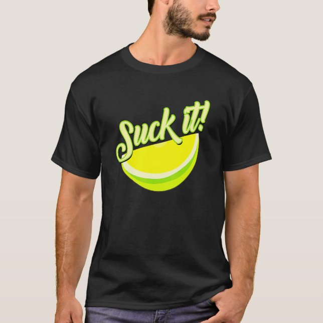 T-shirt Chuck It Mexicain Green Lime Slice Lemon Love (Devant)