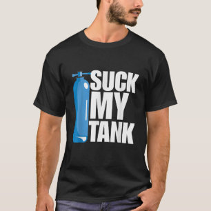 T-shirt Chuck My Tank Drôle Plongée Sous-Marine T Chemise