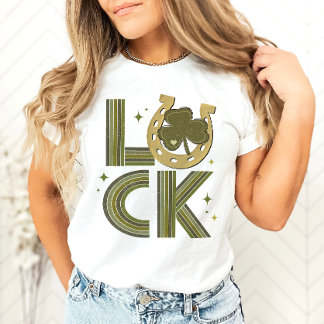 T-shirt Chuck Shamrock Horseshoe St Patrick's Day Irish