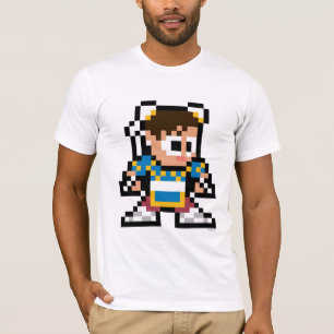T-shirt Chun-Li à 8 bits