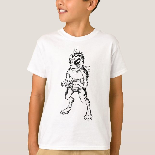 T-shirt Chupacabra (croquis) (Devant)