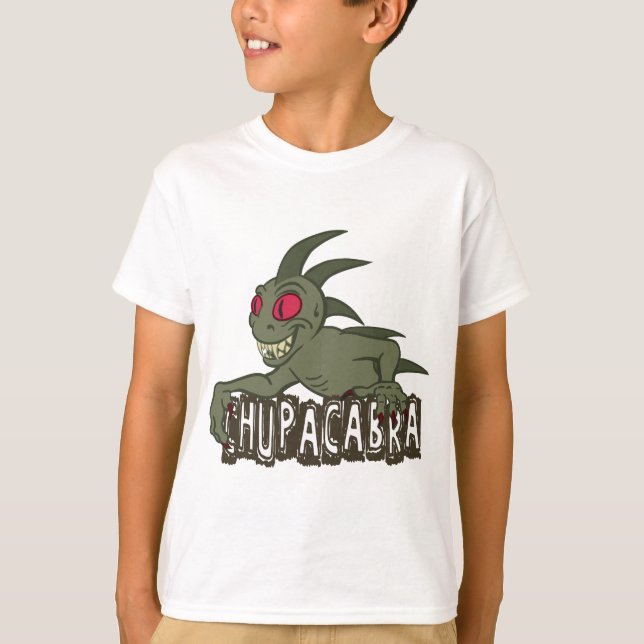 T-shirt Chupacabra de bande dessinée (Devant)