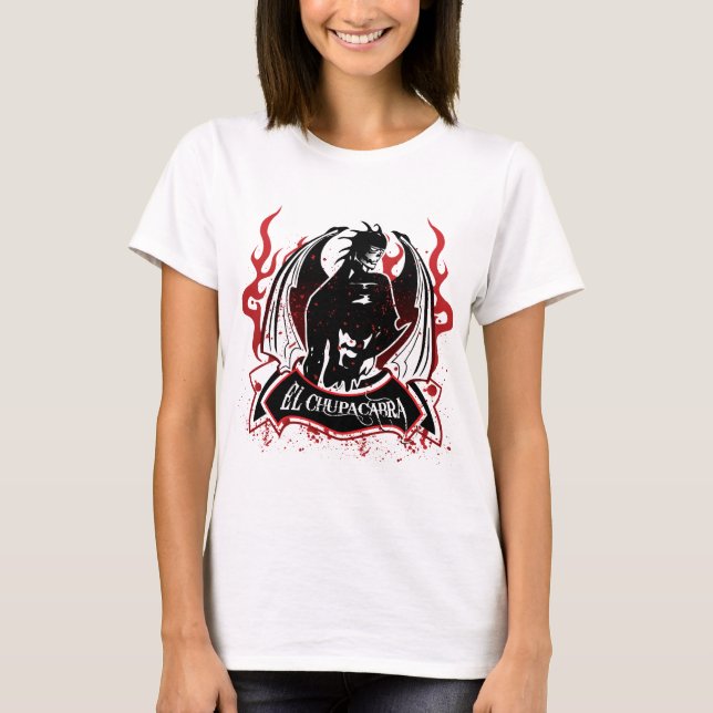 T-shirt Chupacabra d'EL - le surgeon de chèvre (Devant)